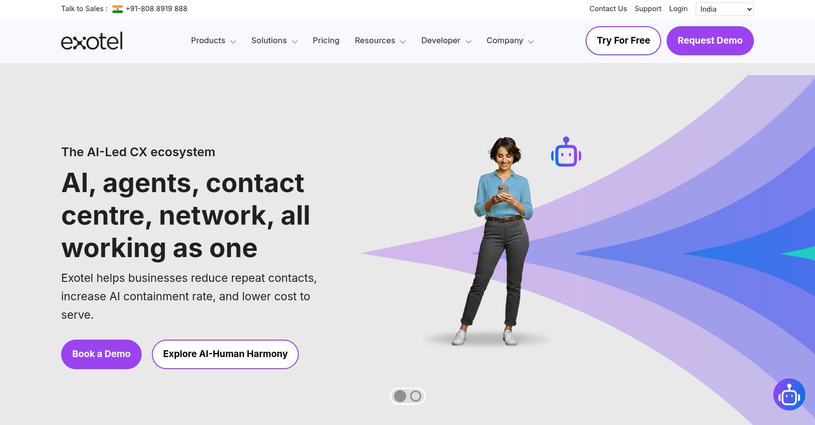 Exotel Screenshot