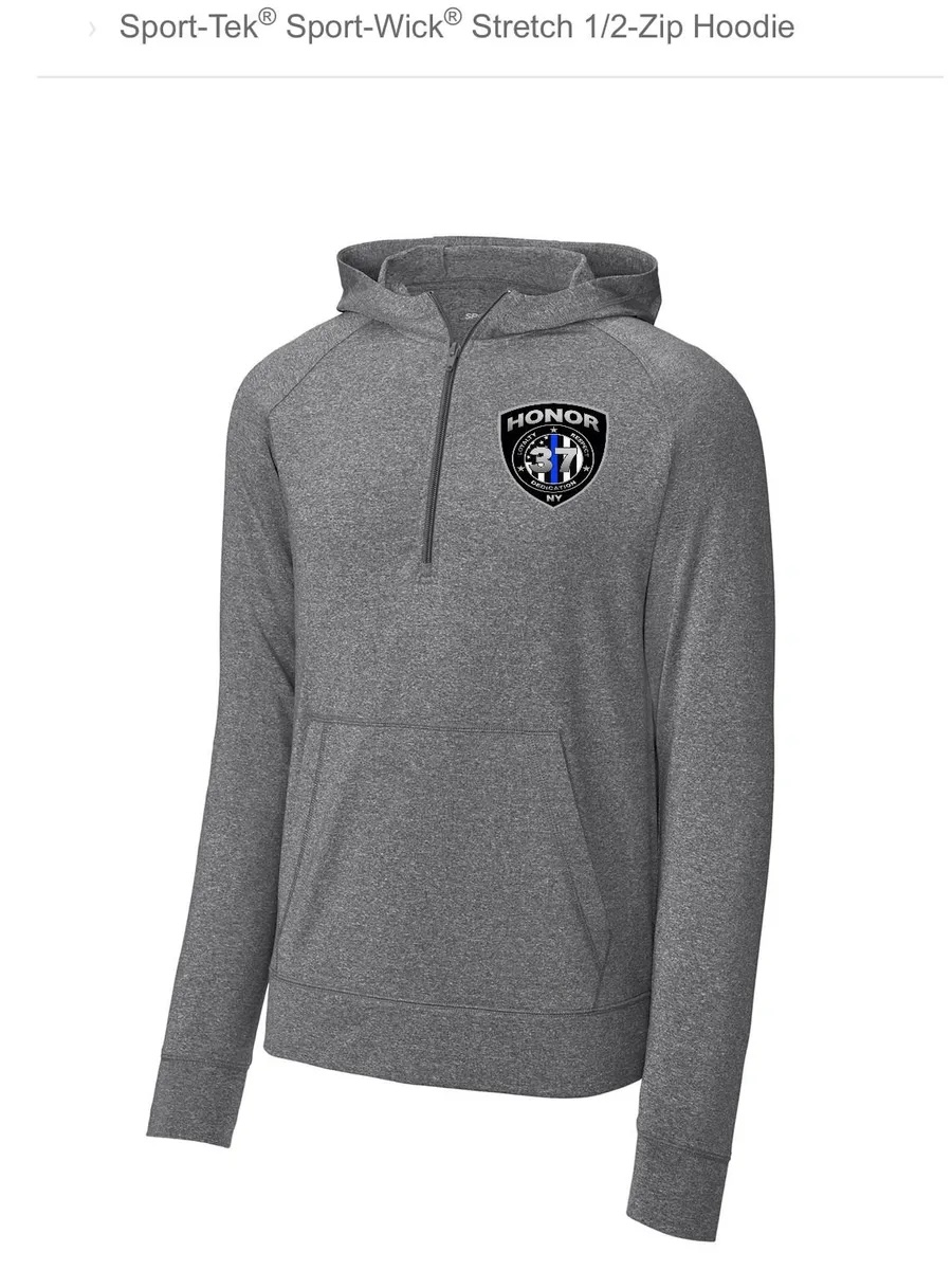 Men's Honor 37 Sport-Tek Stretch 1/2 Zip Hoodie
