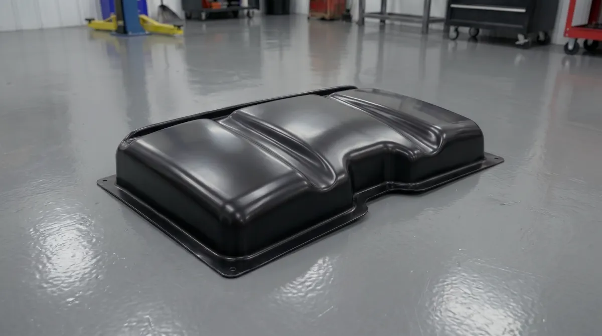 Industrial plastic housing enclosure with precise thermoforming, robust ABS casing for machinery applications