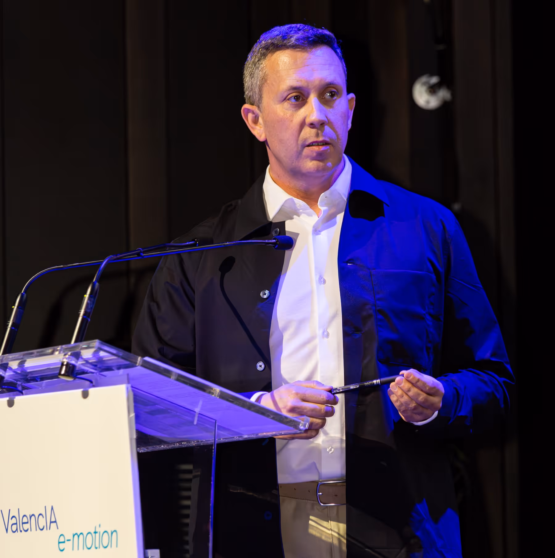 Pablo Renaud en el main stage del evento Valencia IA. 
