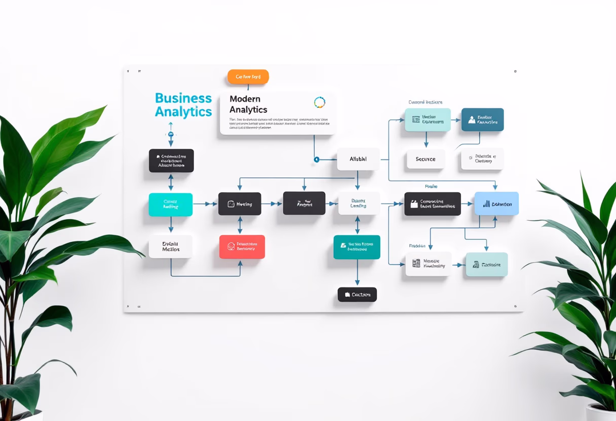 image of analytics process flow