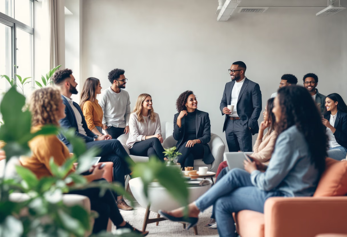 image of people networking