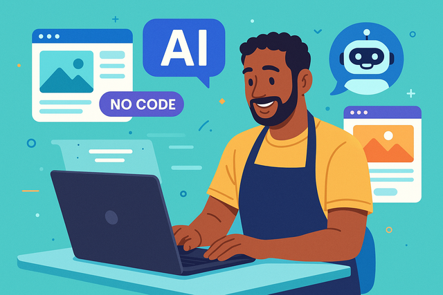 AI no-code agent builders for SMEs enabling website and UX automation