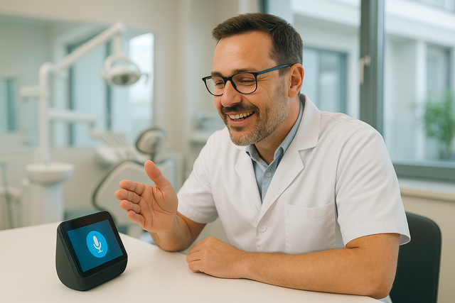 Agentic AI voice assistant with a garage owner enhancing booking processes for SMEs.