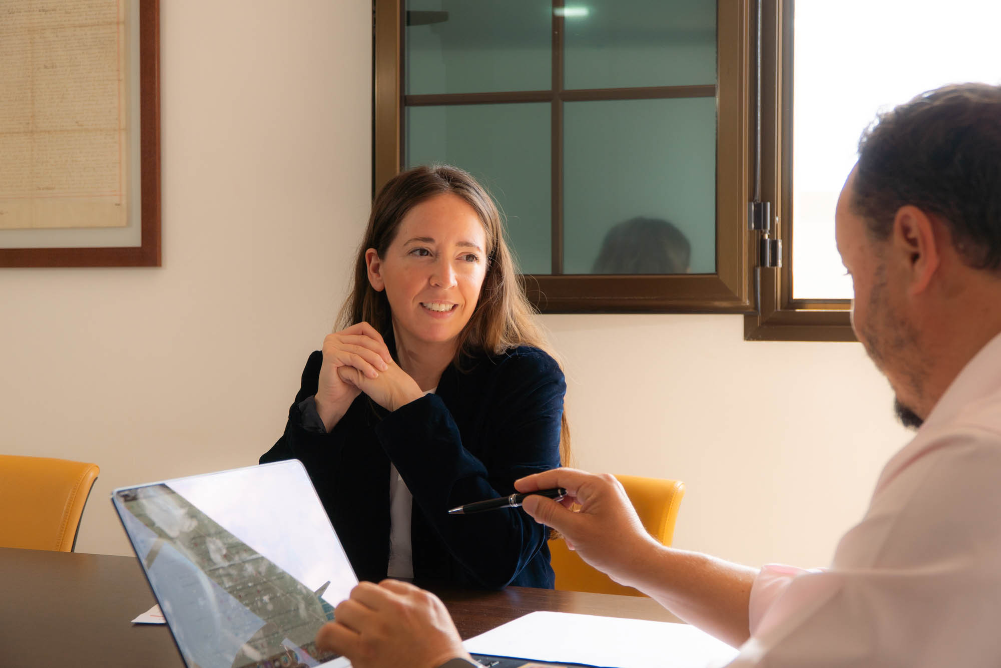 consultation in a modern office