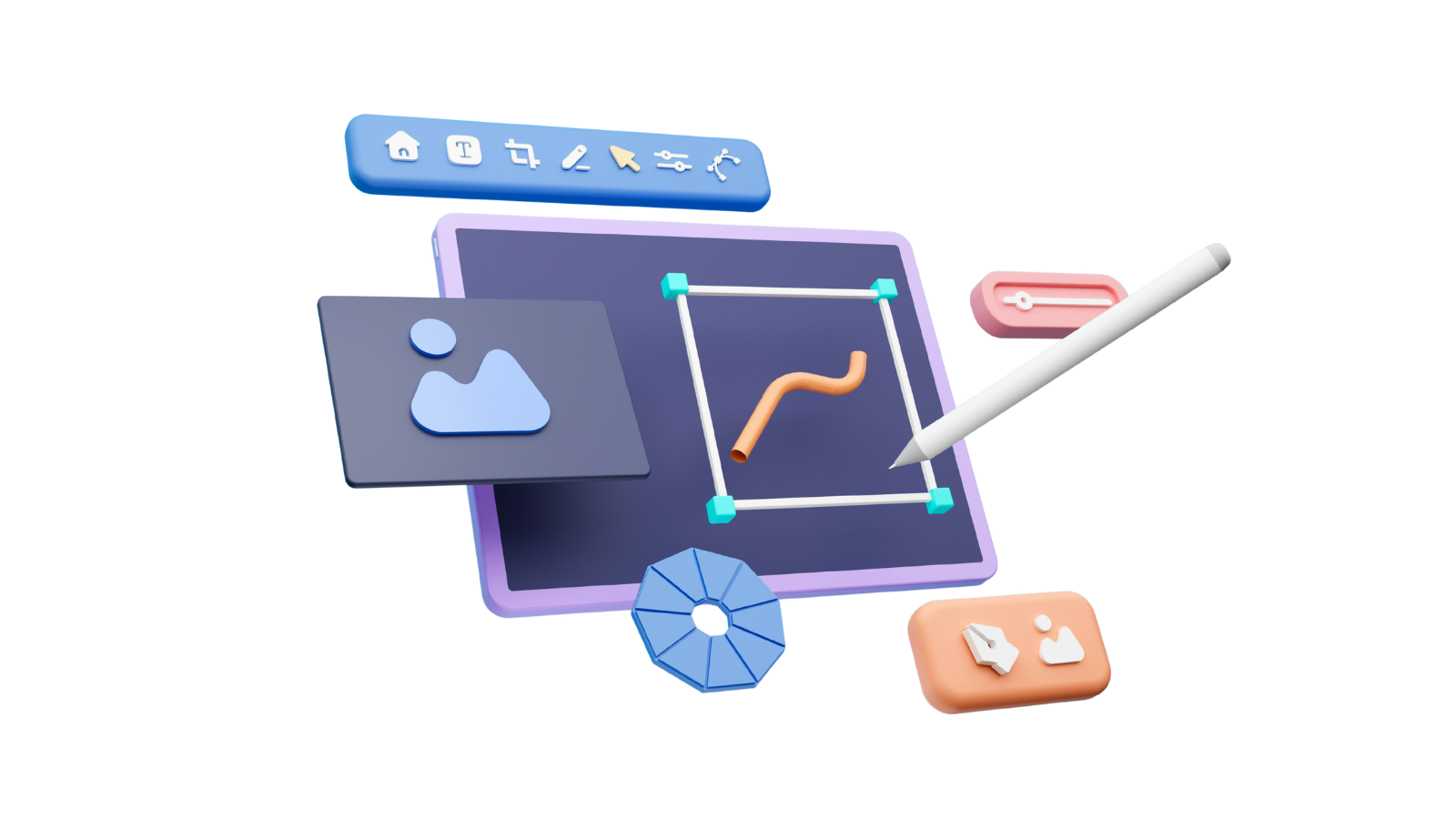 Photo editing icons