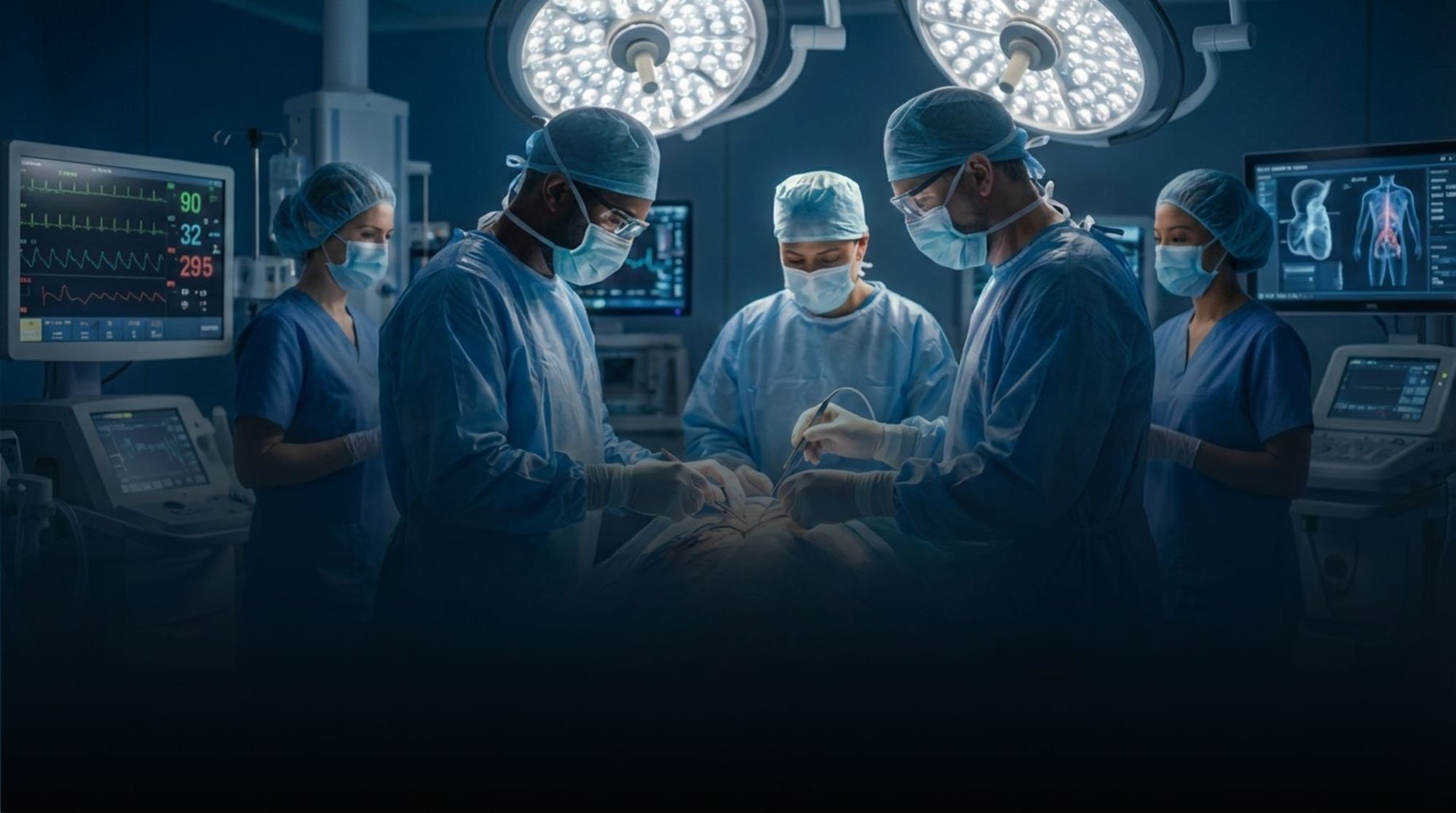 medical devices in operating room