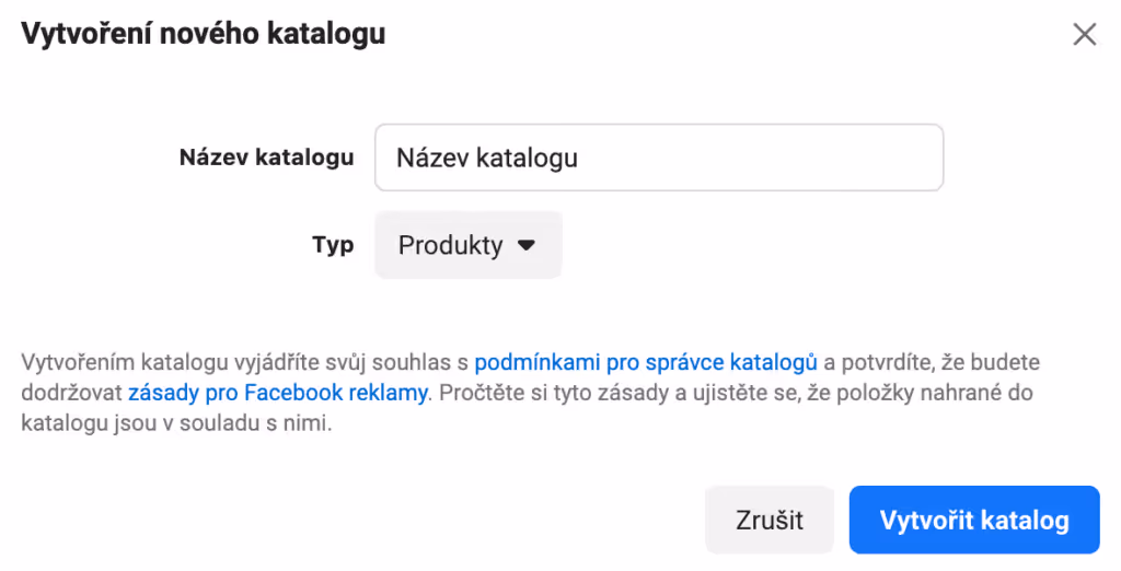 katalog produktů na facebooku 3