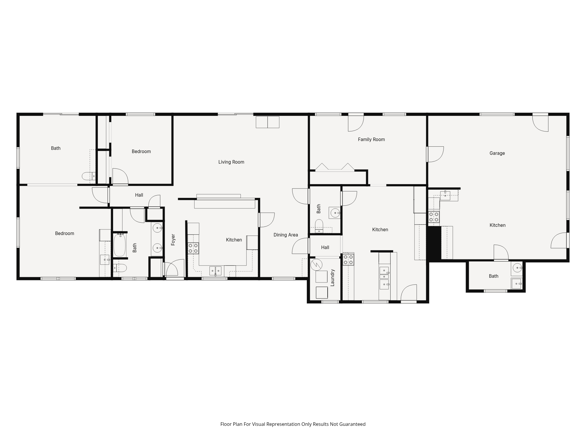 Detailed 2D schematic floor plan with room dimensions for a residential property.