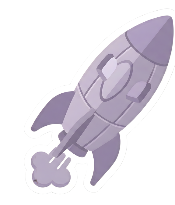 Icône fusée création de site web