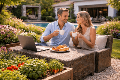 image of people working in an office setting (for an ai saas company)