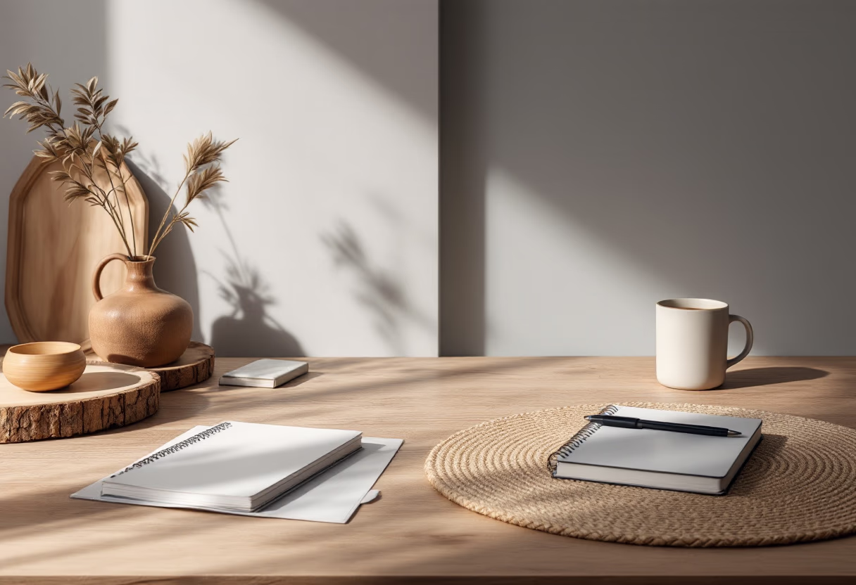 [background image] abstract image with office supplies (for a personal coach & consultant)