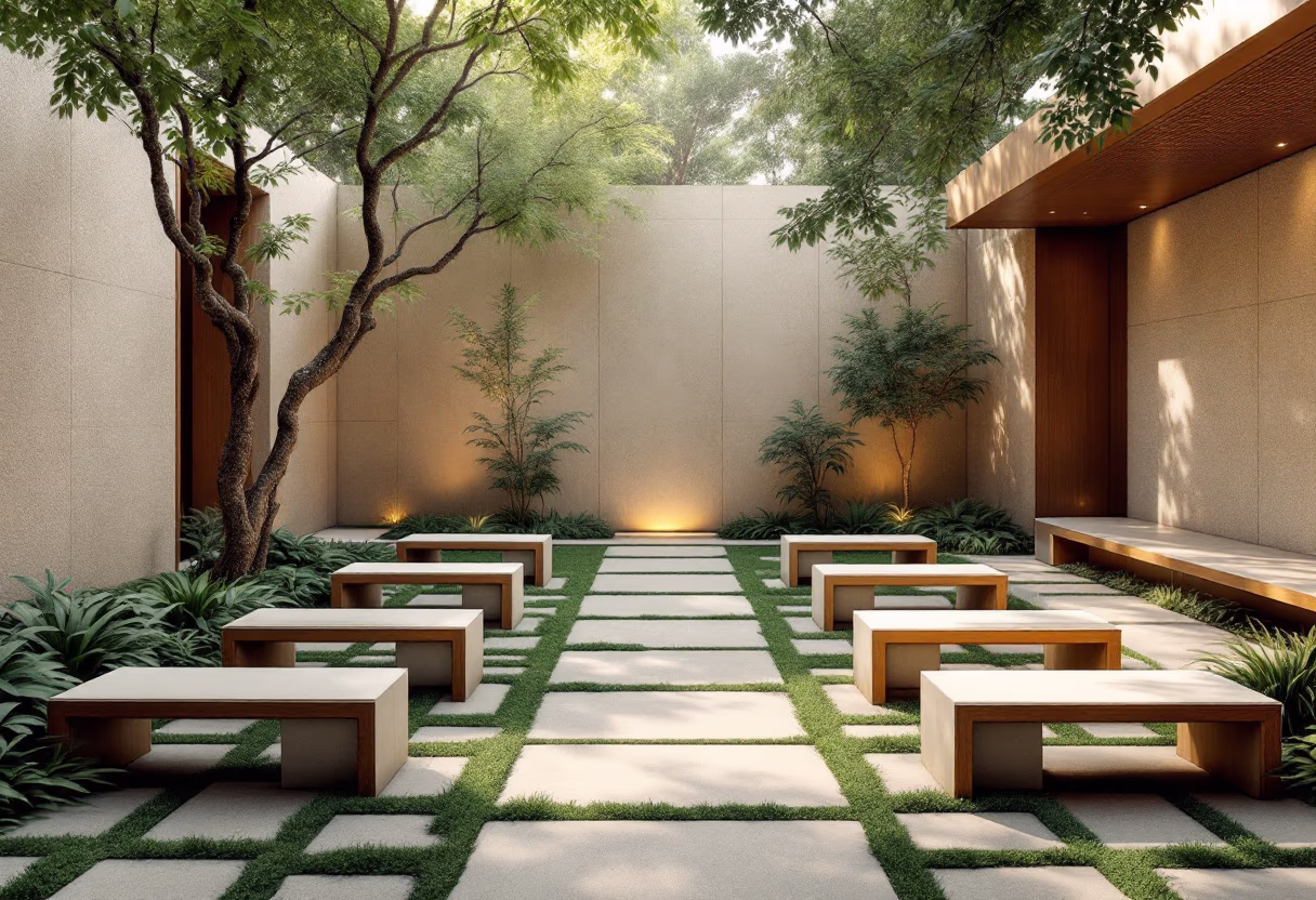 image of a memorial service scene (for a cemeteries & funeral home)