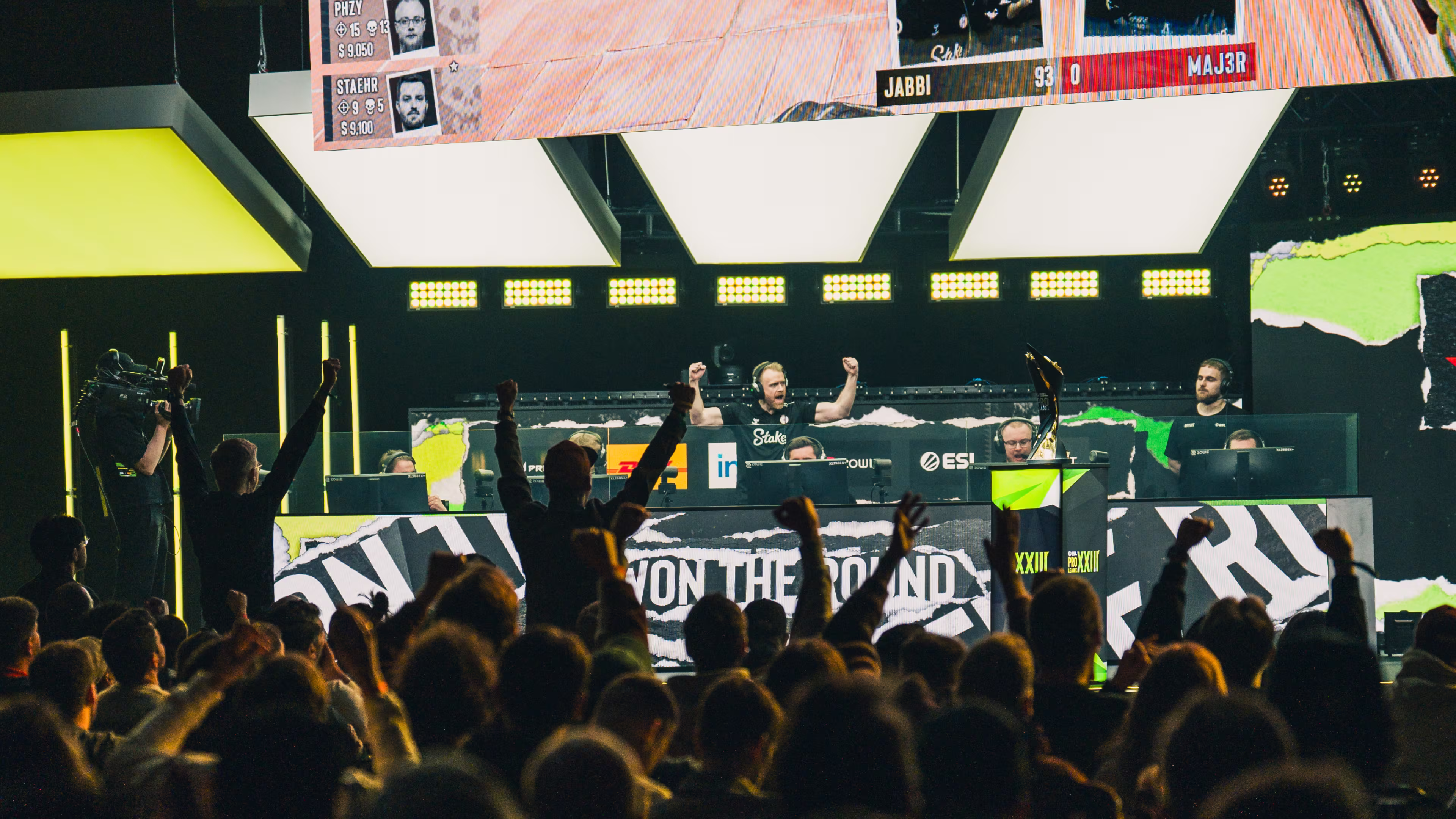 Crowd cheering