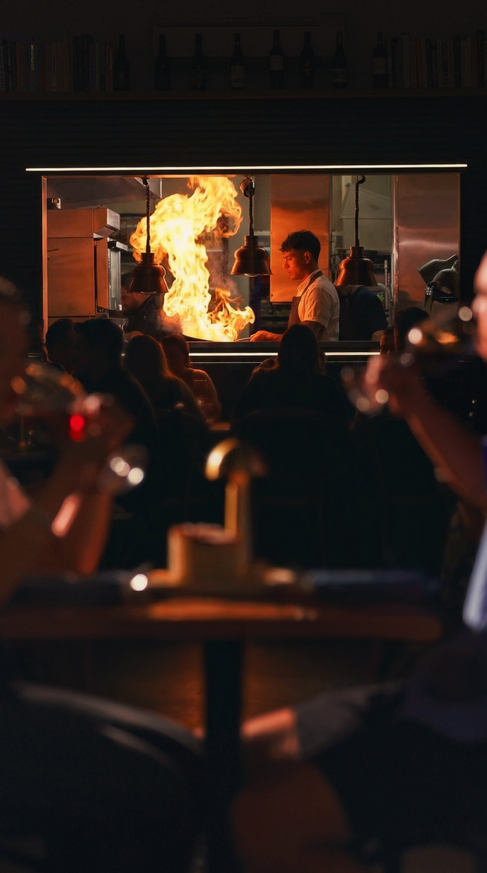 Flames in the Maven kitchen