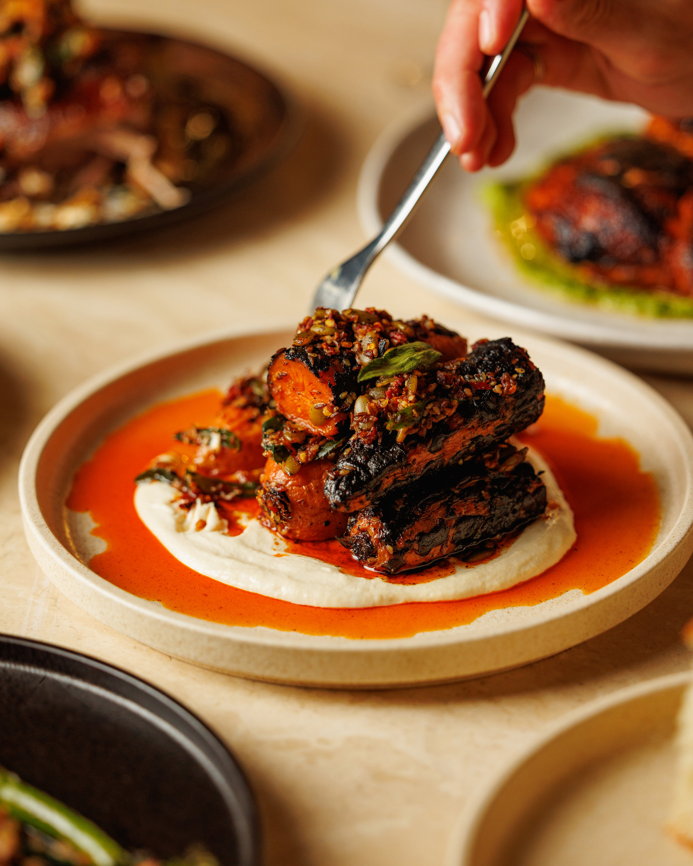 A share plate from the Maven group dining set menu