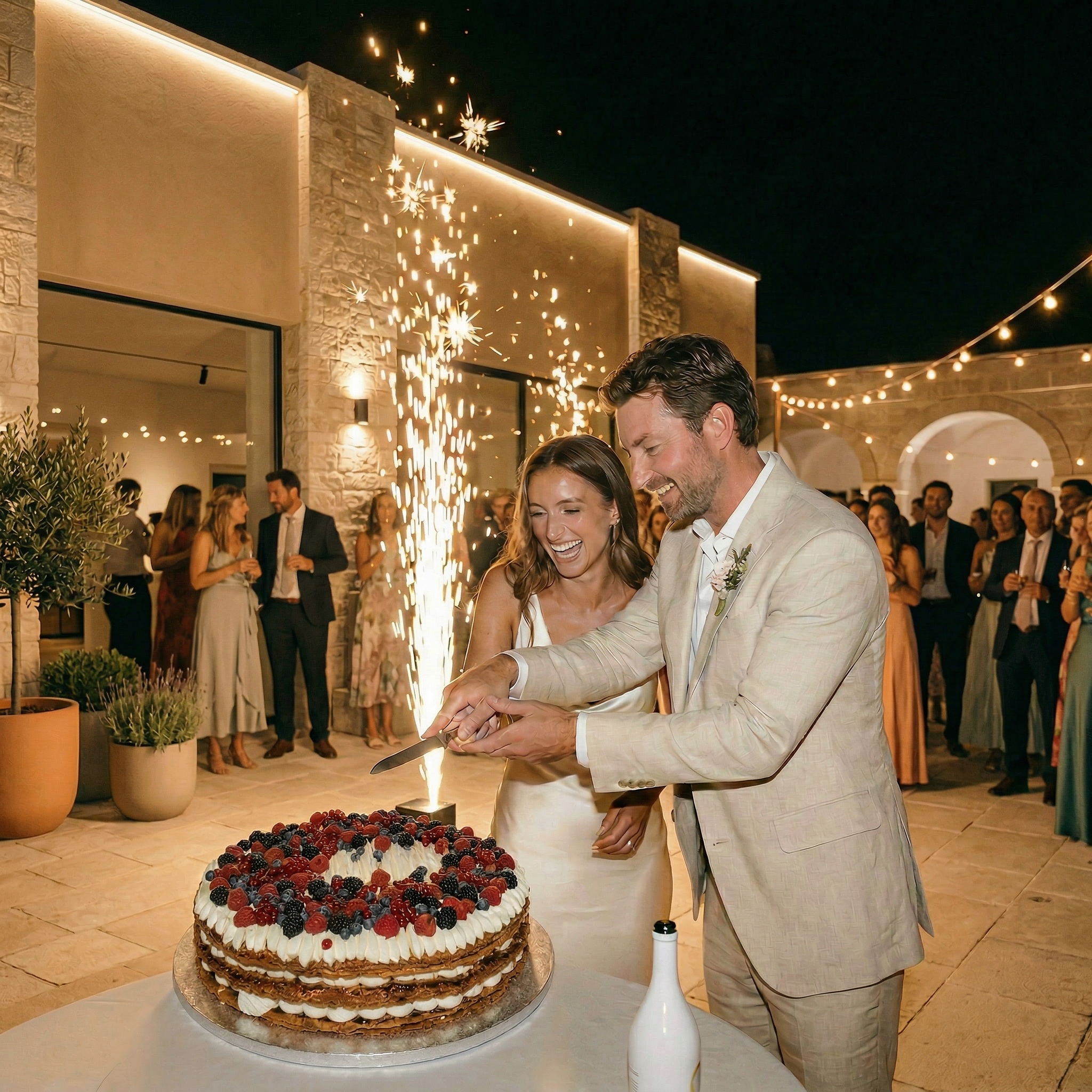 Set wedding table, luxury event