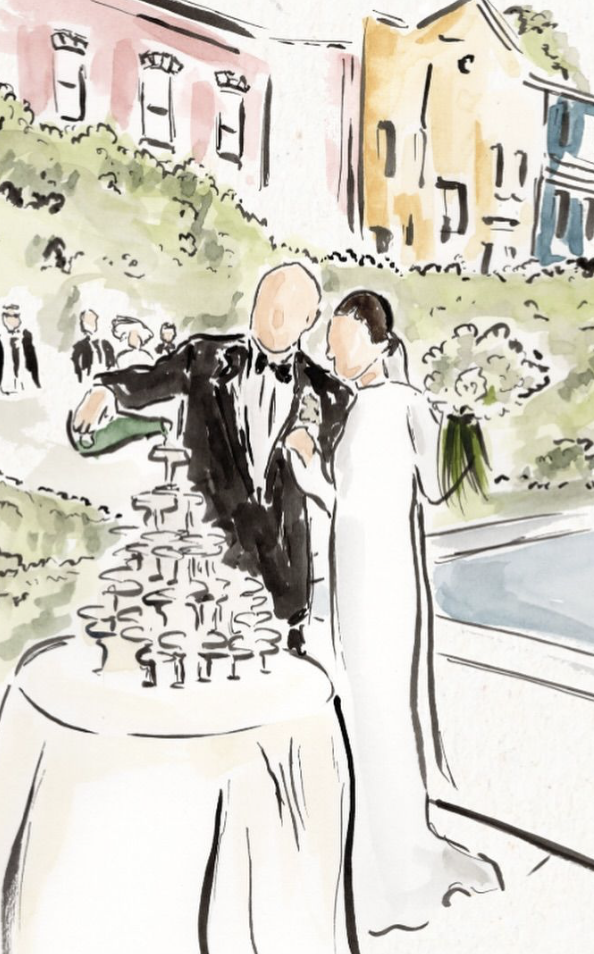 Hochzeitsillustration