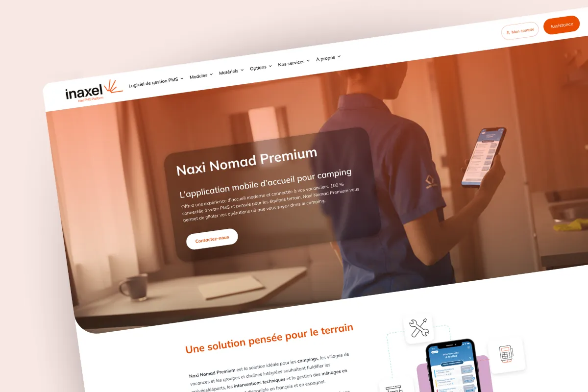 Inaxel refonte site internet