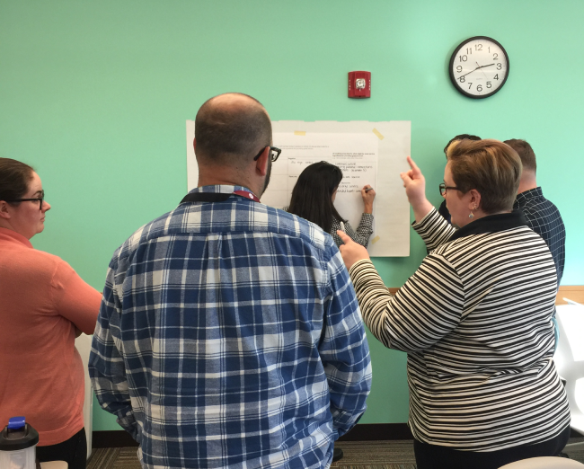 Photo of participants in a research workshop 