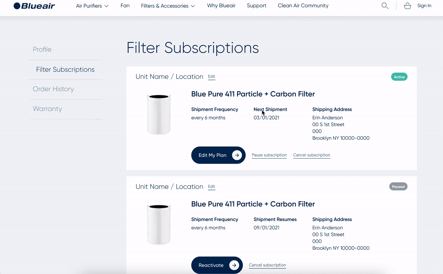 Subscription cancel flow