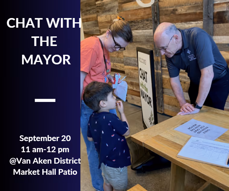 Chat with the Mayor event in Shaker Heights