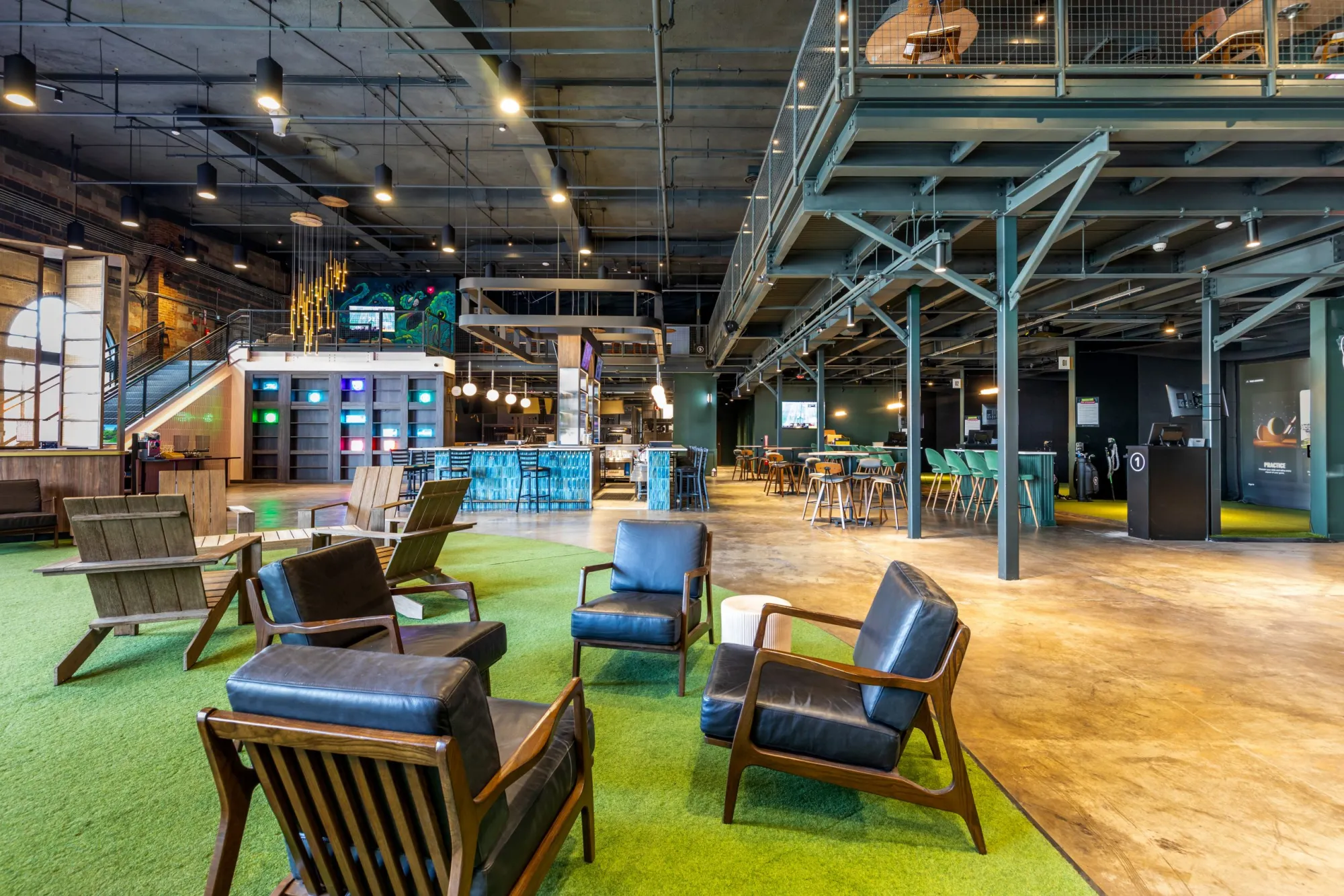 Five Iron Golf and Strike Club Bowling now open at Van Aken District