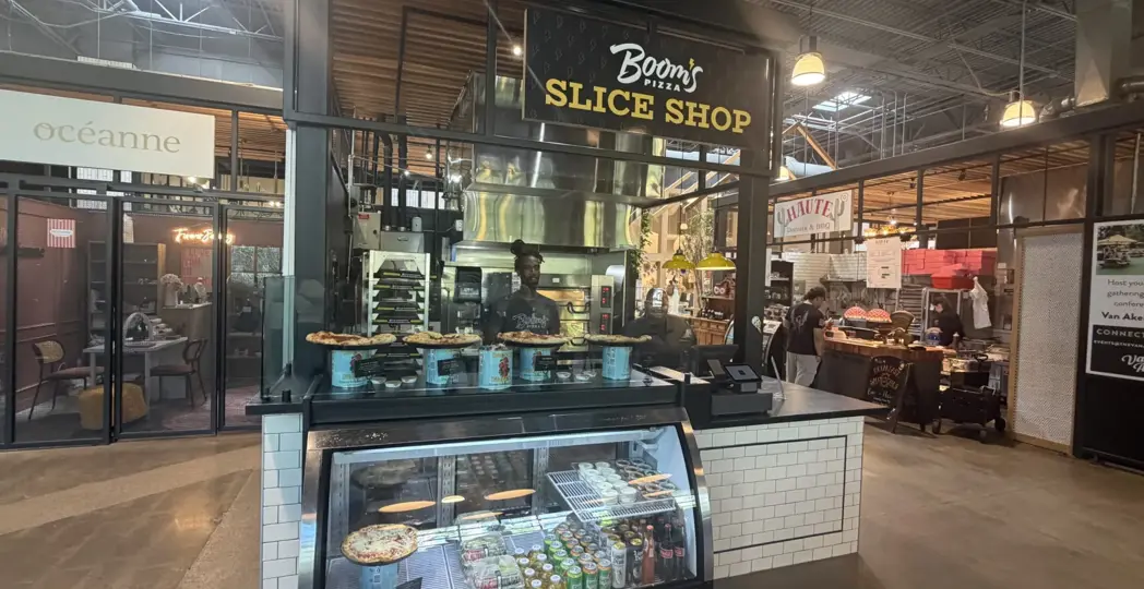 Boom’s Pizza Opens Slice Shop at Van Aken's Market Hall