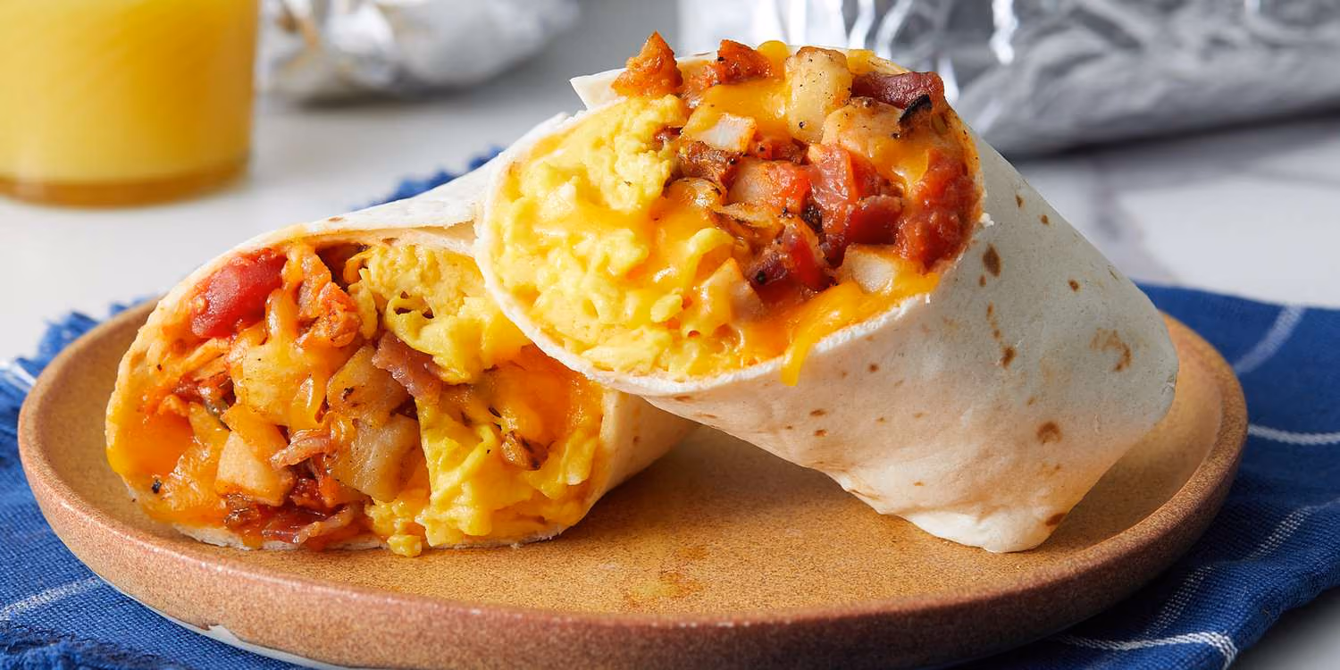 Freeze-and-Reheat Breakfast Burritos