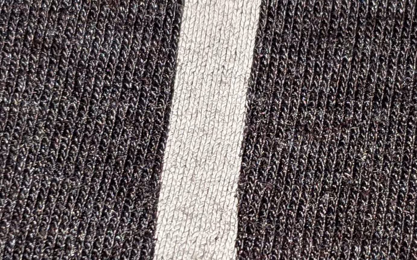 extreme close-up view of a water-based screen print