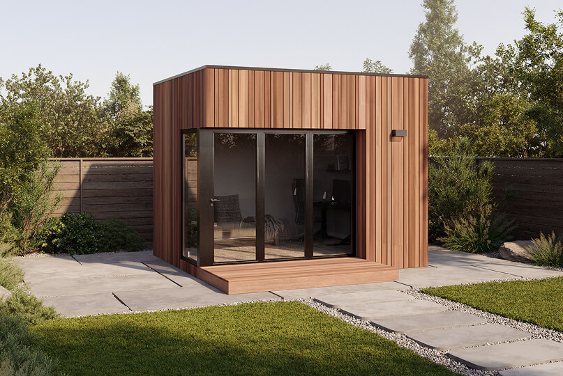 NOVA modern backyard office shed by Rivolty