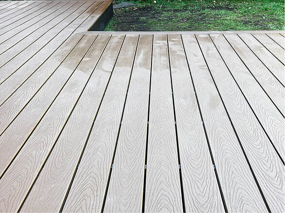 Modern composite deck surface