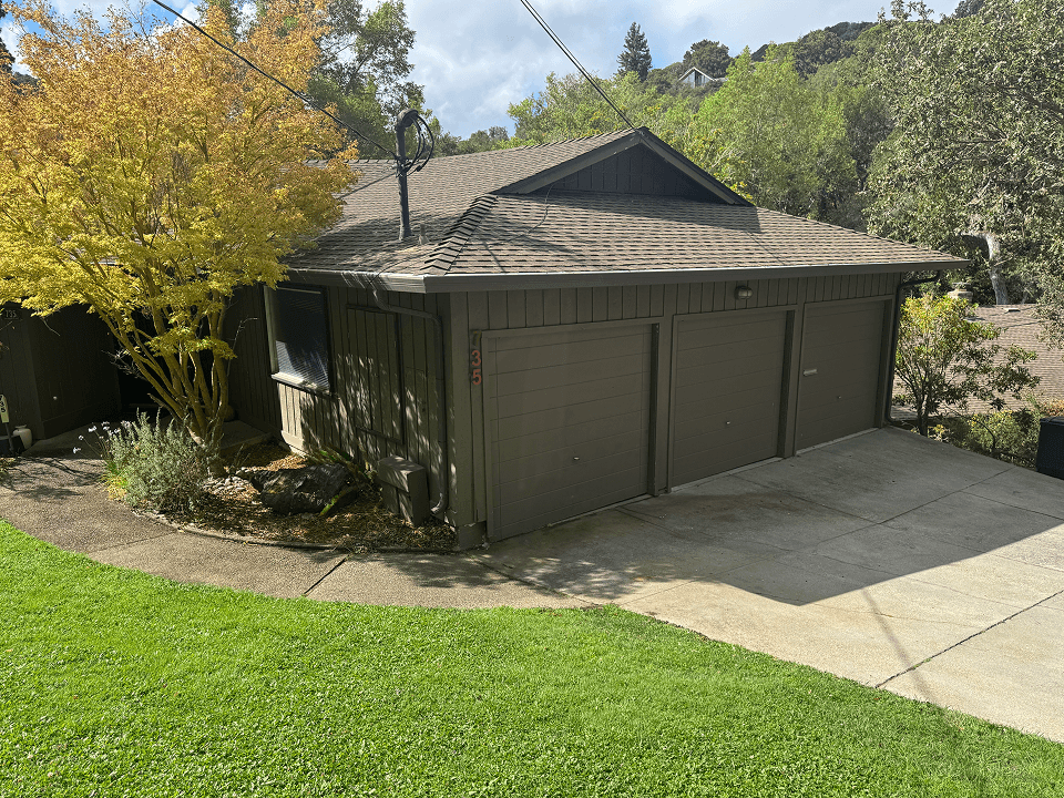 San Mateo  project – backyard before installation