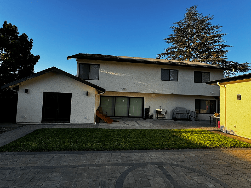 Fremont  project – backyard before installation