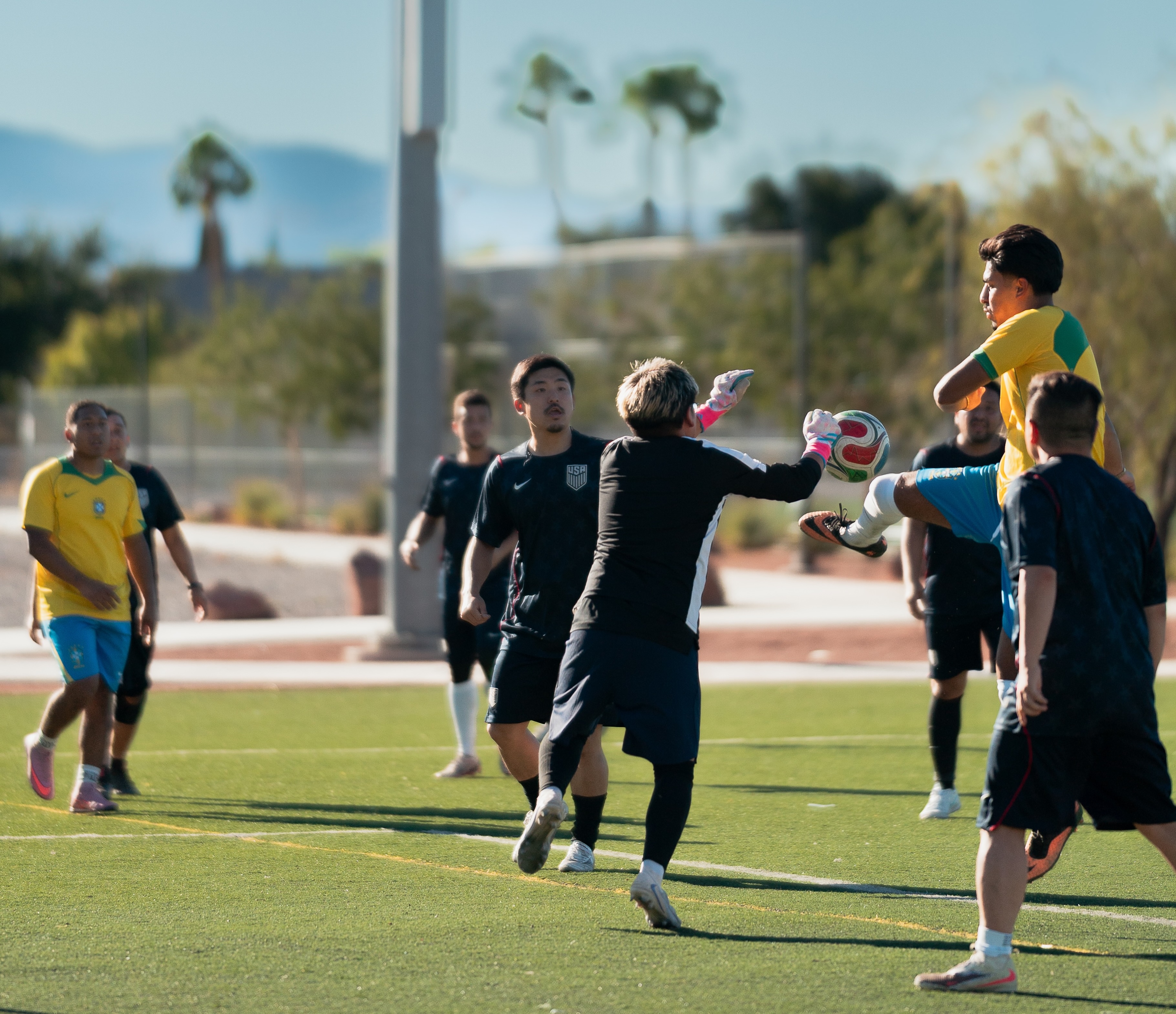 Las Vegas Coed Soccer game day