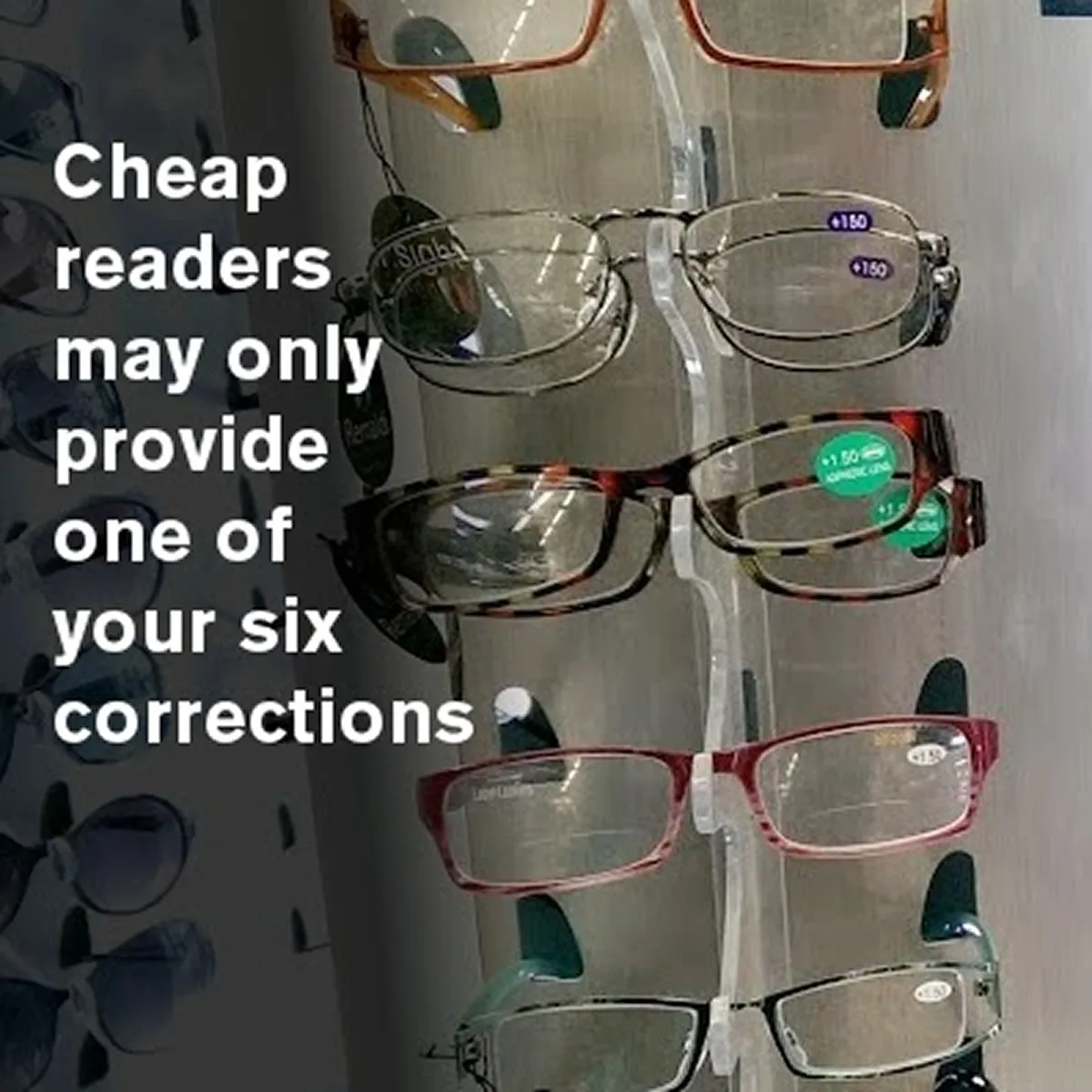 £1 reading glasses, why not?
