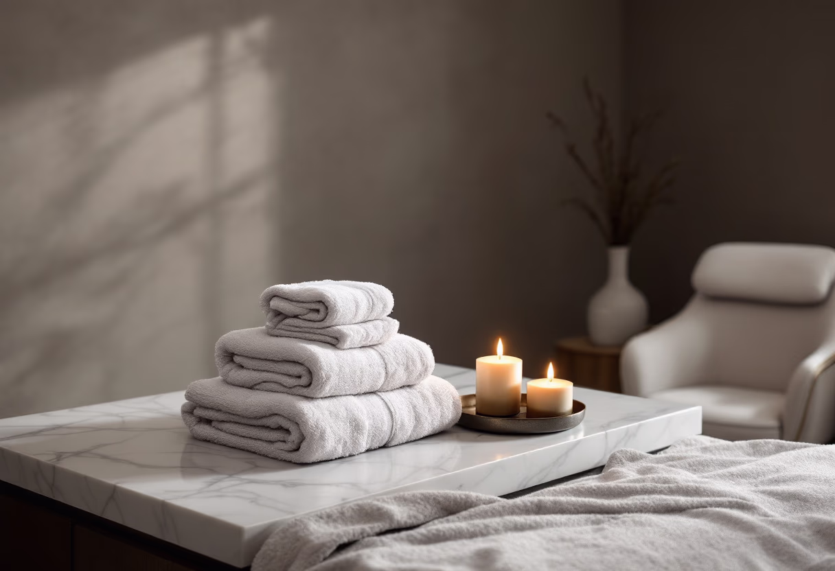 image of treatment room setup for a salon & spa