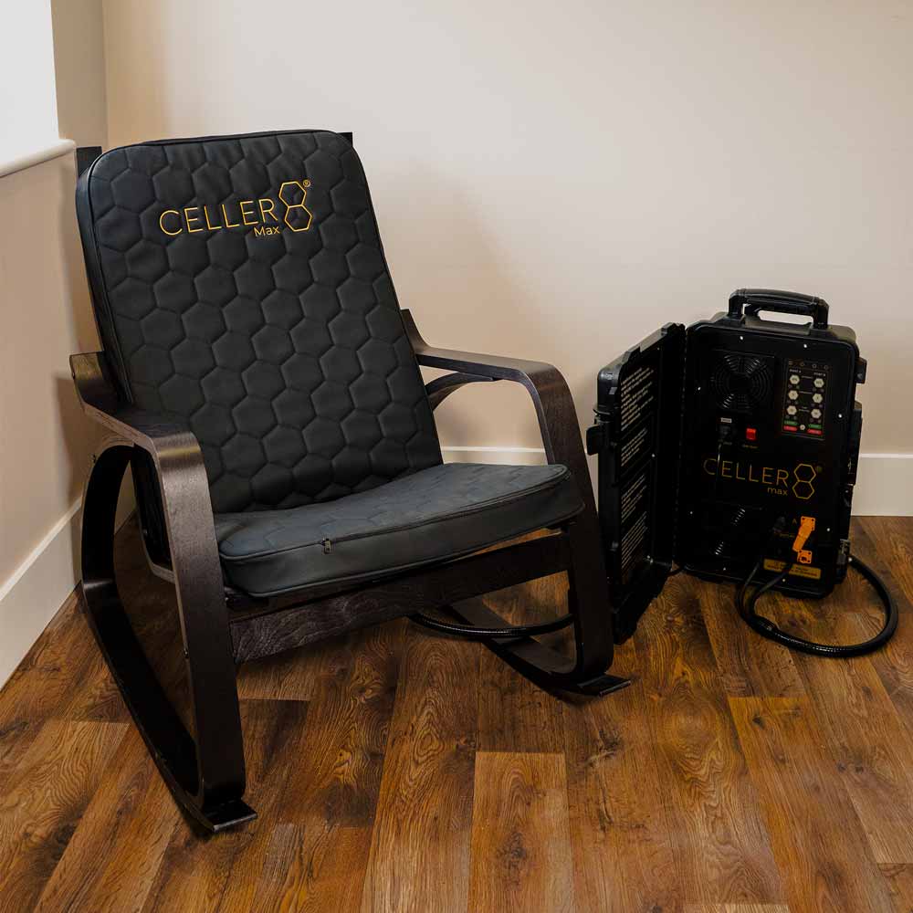 CELLER8 Max Chair applicator in a treatment room.