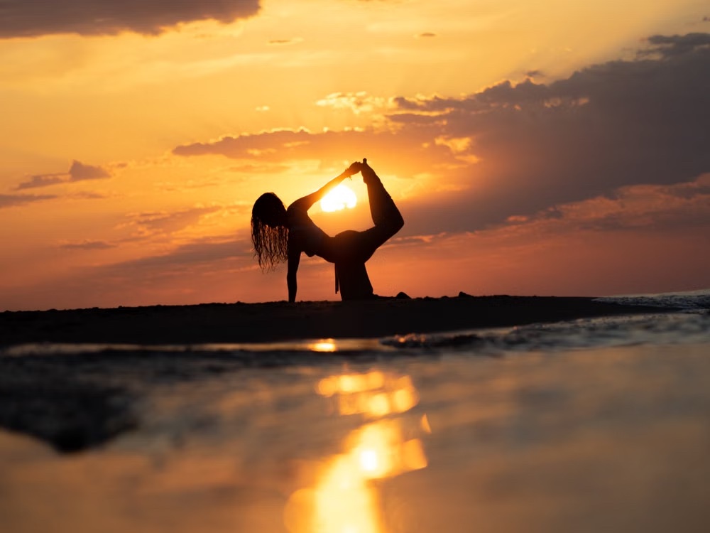 Person enjoying an active, healthy lifestyle