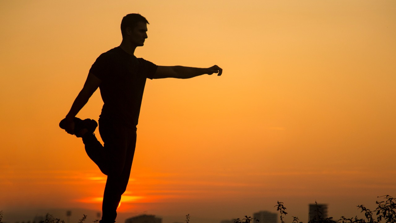 Person enjoying an active, healthy lifestyle