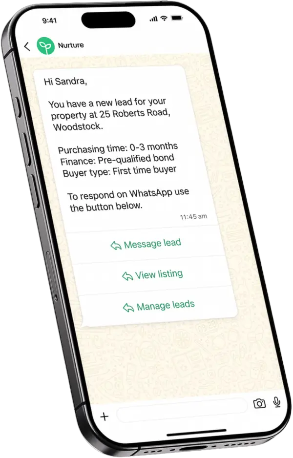 Nurture chats on WhatsApp