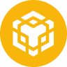 White cube made of connected hexagonal lines on a yellow circular background.