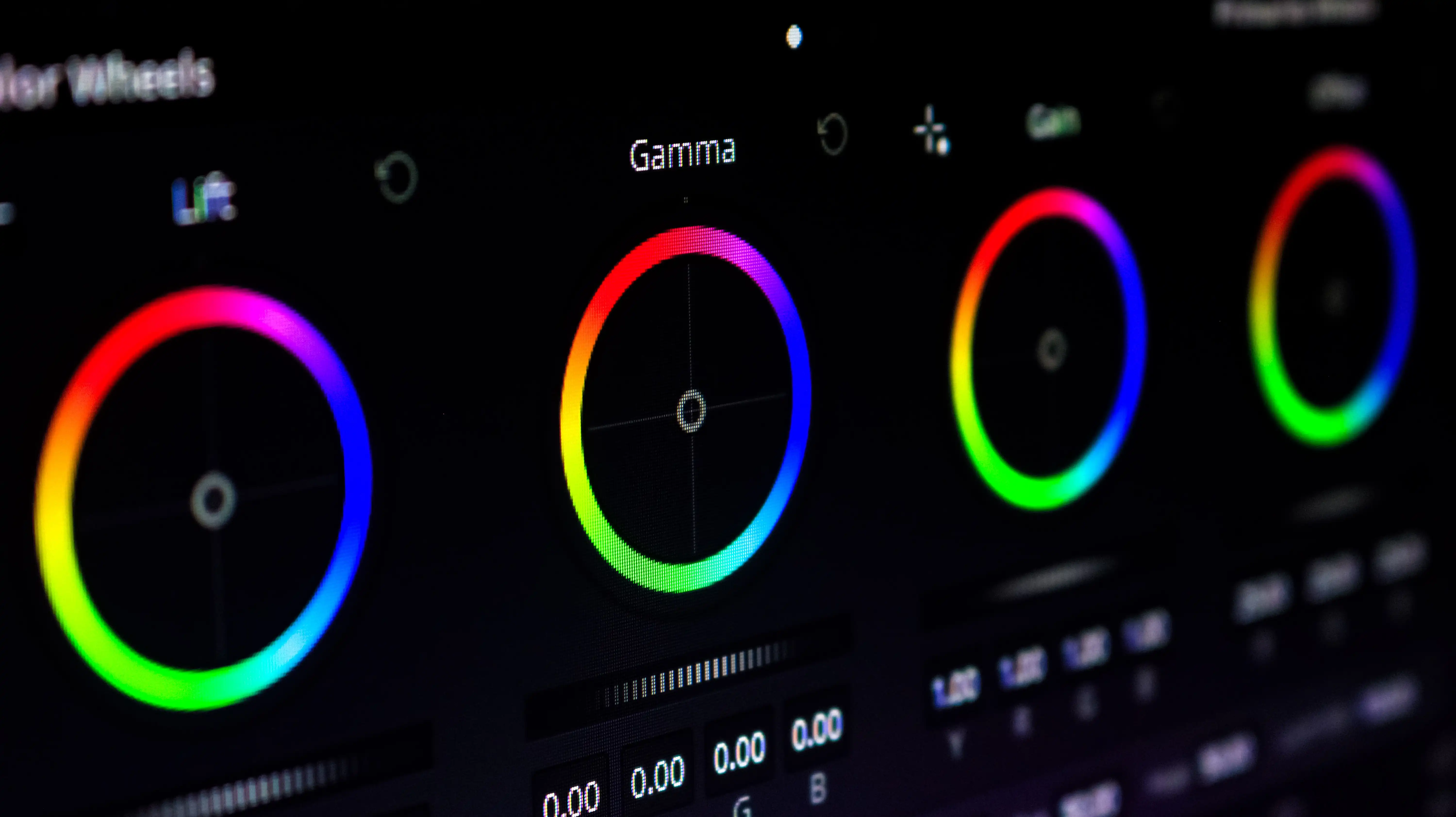 Color grading in DaVinci Resolve