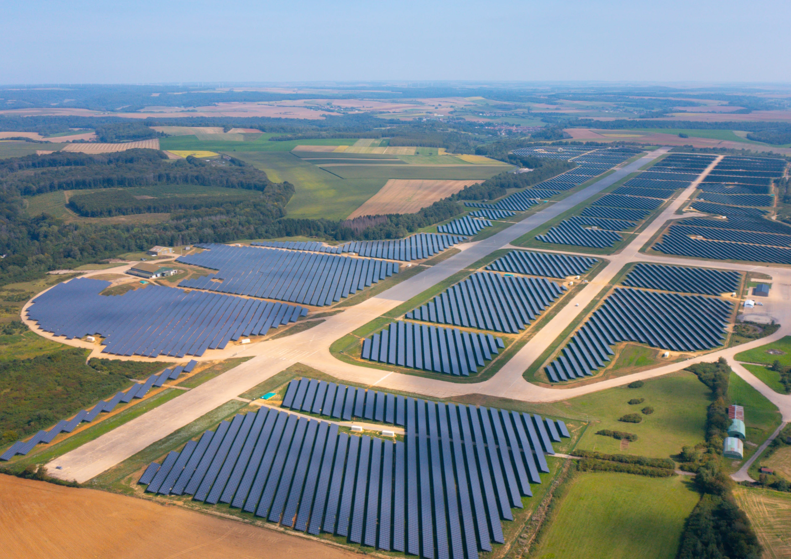 Solutions photovoltaiques de TSE, centrale solaire de Marville