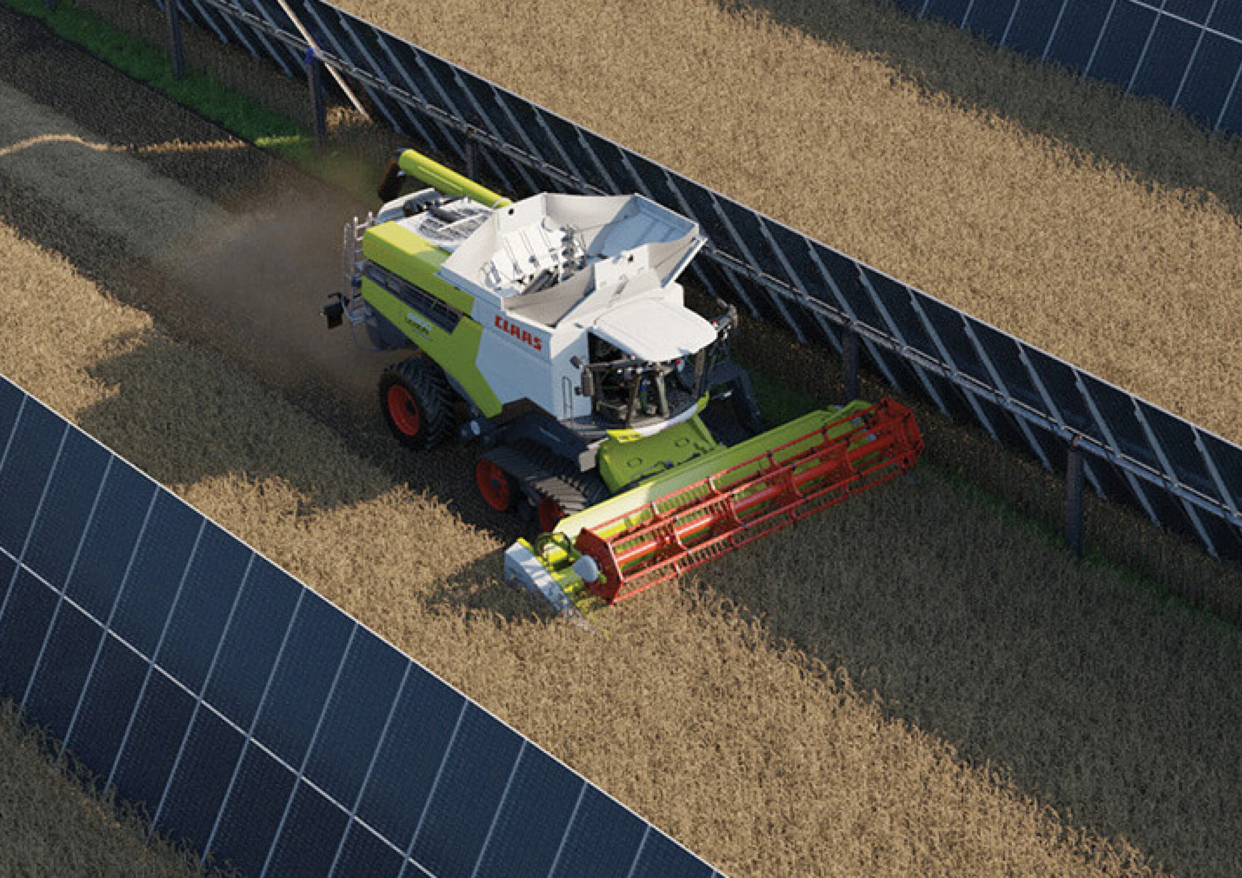 Solutions agrivoltaiques de TSE, ombrière de culture