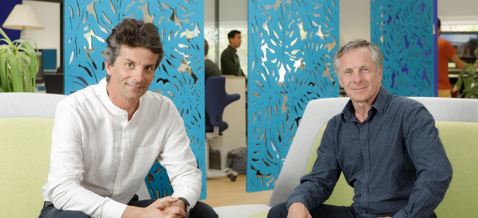 Mathieu Debonnet and Pierre-Yves Lambert, co-founders of TSE