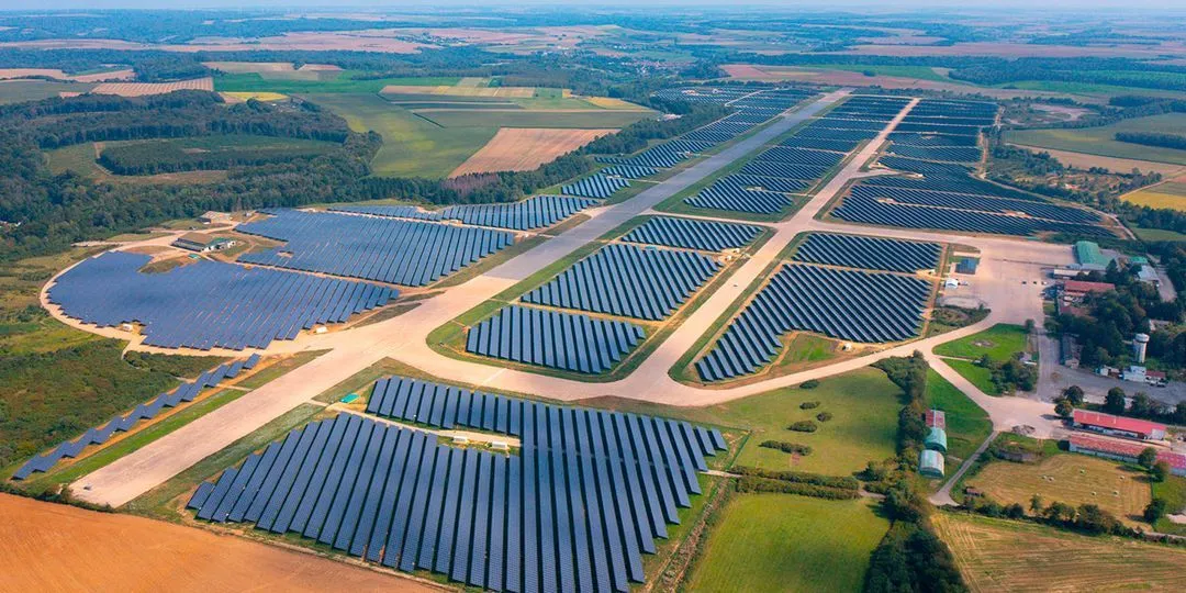 Get a closer look at the Marville solar power plant