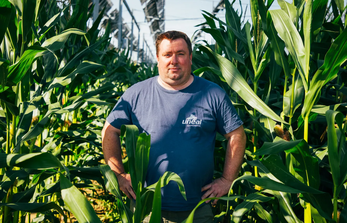 Benoît Bougler, farm operator in Brouchy