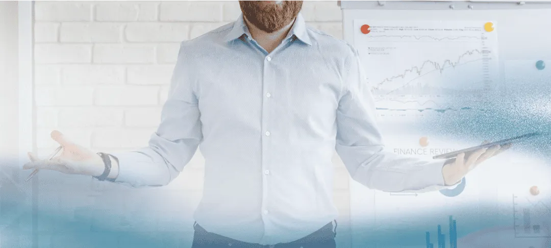 Person der beide Hände ausstreckt. Ein Experte durch  BB Growth Partner