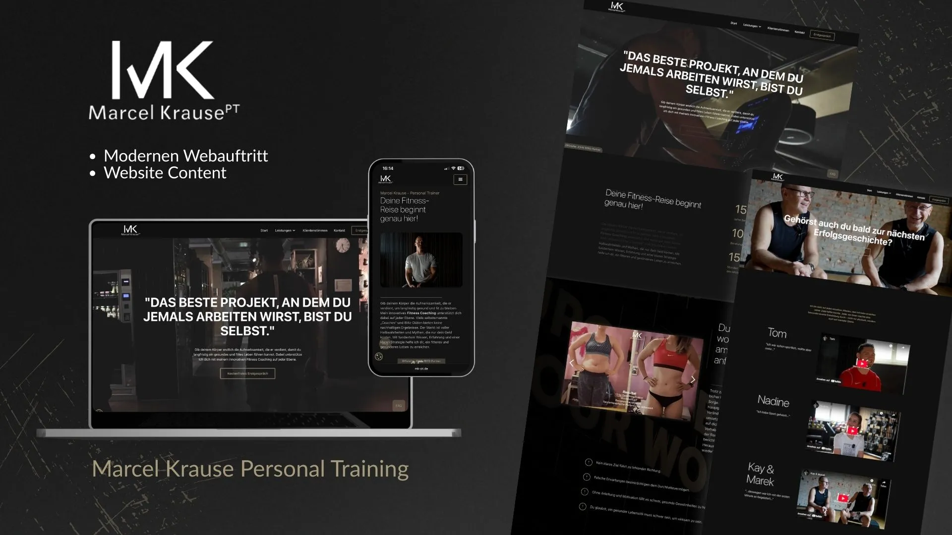 Kundenprojekt Bild Fitness Trainer